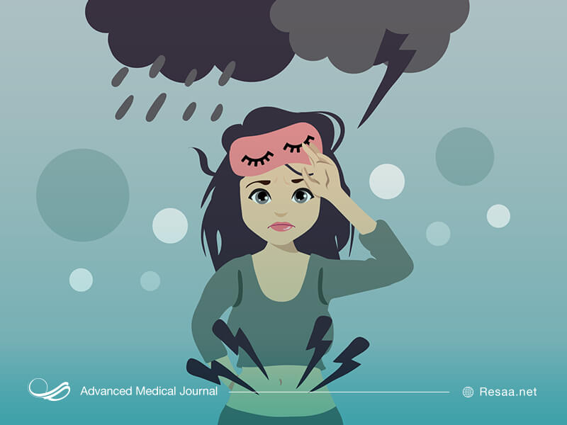 حس افسردگی یا خشم در دوران پیش از قاعدگی از نشانه‌های pms است.