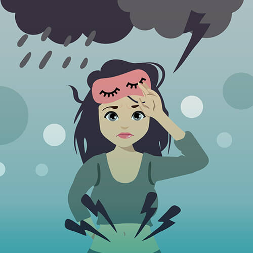 سندروم پیش از قاعدگی چیست