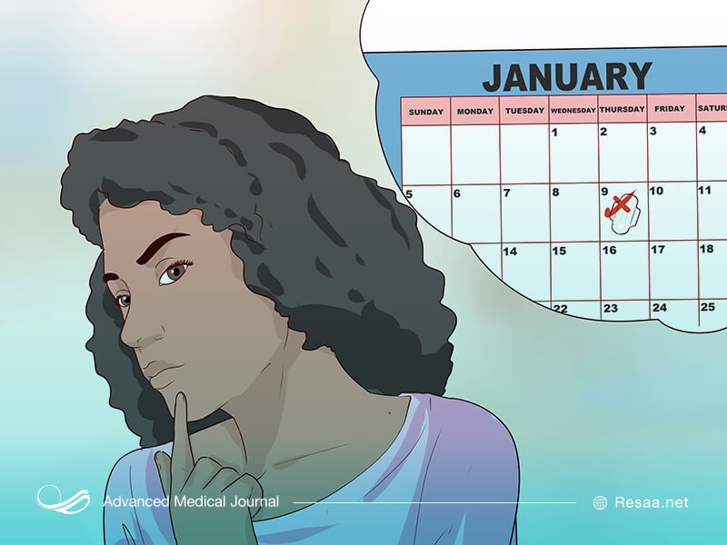 علائم pms خود را ثبت و نگهداری کنید.