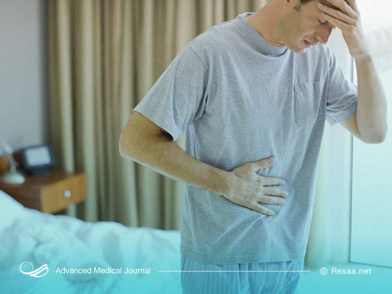 درد شکم یکی از علائم اسهال خونی است.