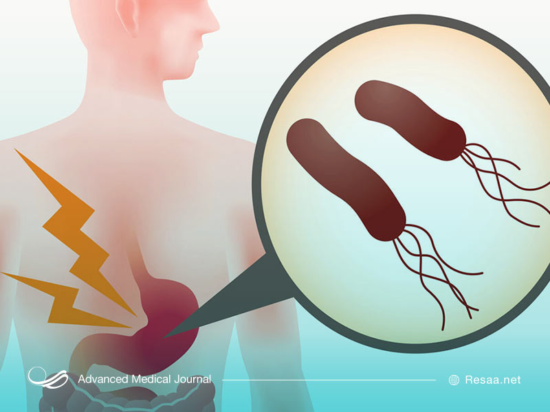 بیماری که از طریق هلیکوباکتر ایجاد می شود مسری است.