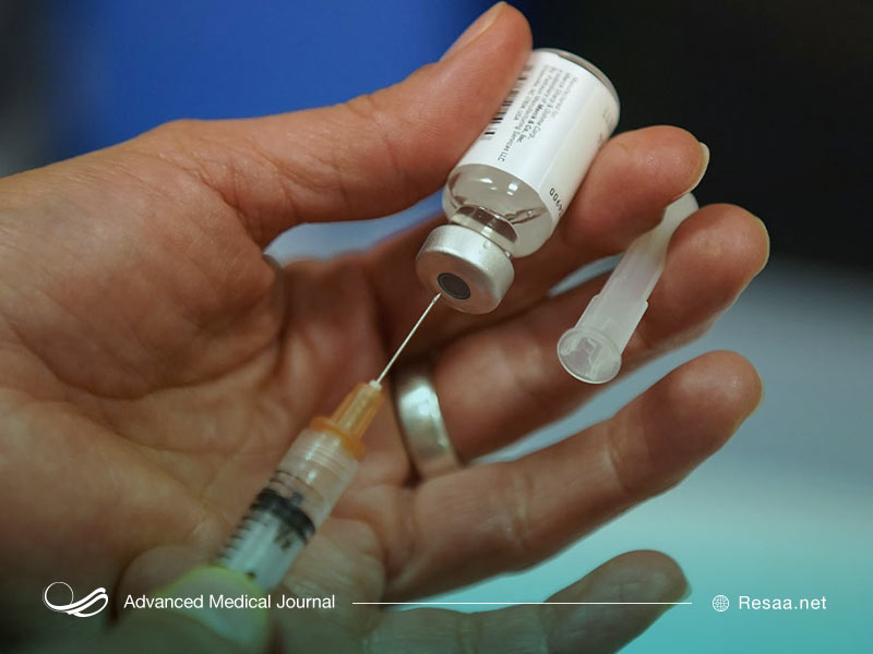 تزریق واکسن سرخک