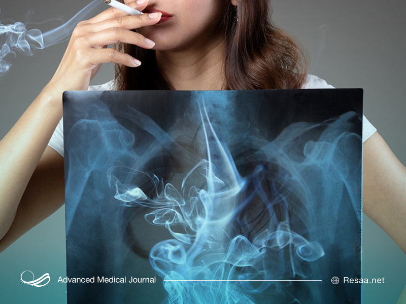 تاثیر سیگار بر ریه ها