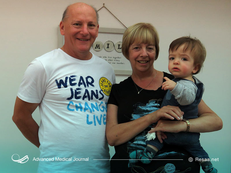 نوزاد مبتلا به آکندروپلازی