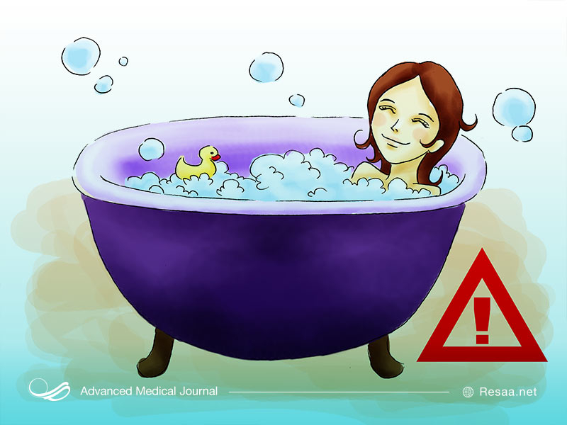 حمام در زمان عفونت