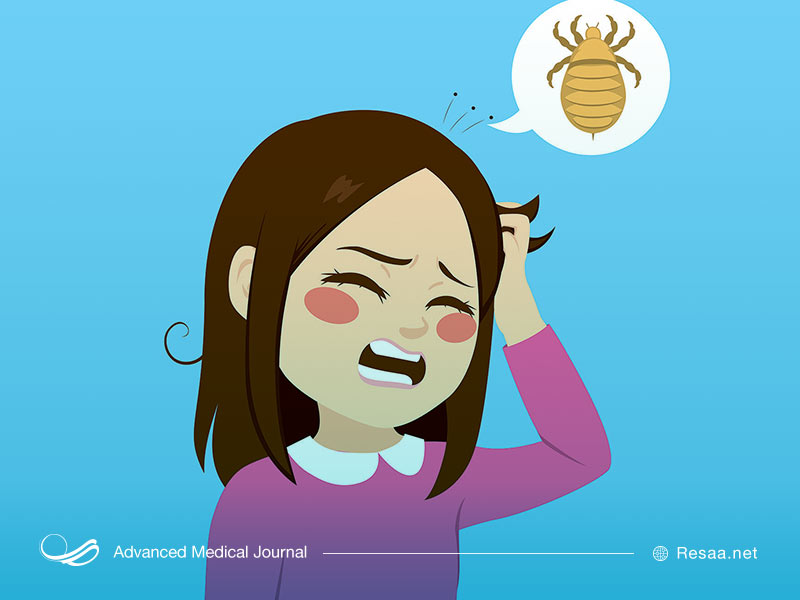 شانه زدن موهای خیس برای درمان شپش